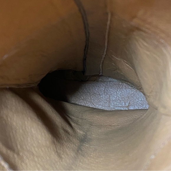 Frye Melissa Button Inside Zipper Black Leather Riding Tall Boots 6 1/2 B - Picture 15 of 16